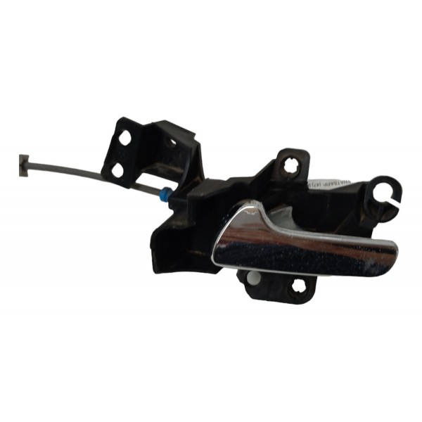 Maçaneta Interna Dianteira Esquerda Chevrolet Zafira 2002 03 Prata Dianteira