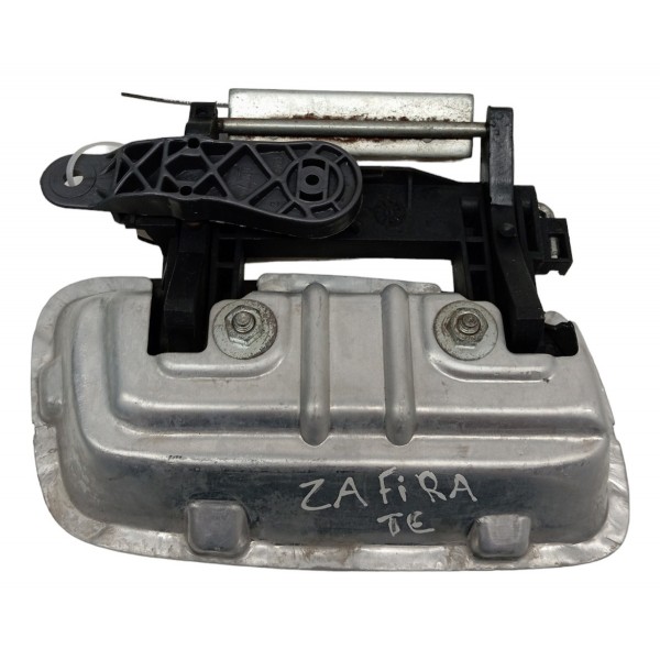 Maçaneta Externa Traseira Esquerda Chevrolet Zafira 2002 03 Preto Traseira