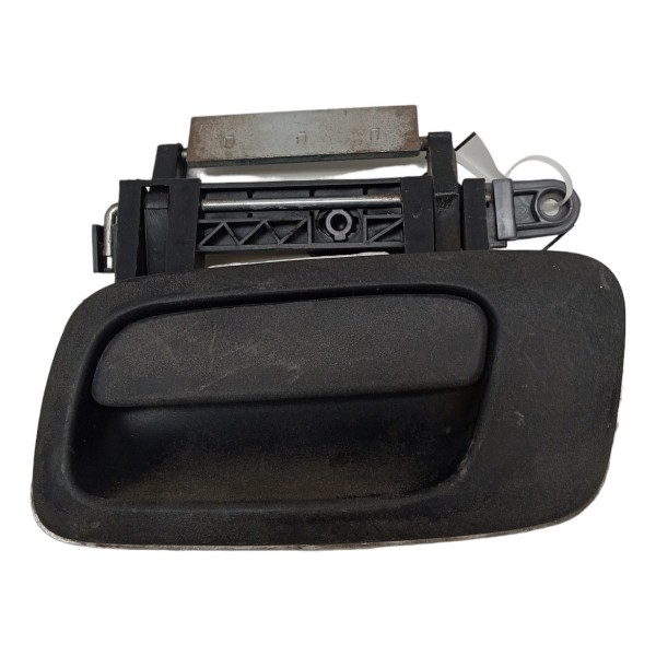 Maçaneta Externa Traseira Esquerda Chevrolet Zafira 2002 03 Preto Traseira
