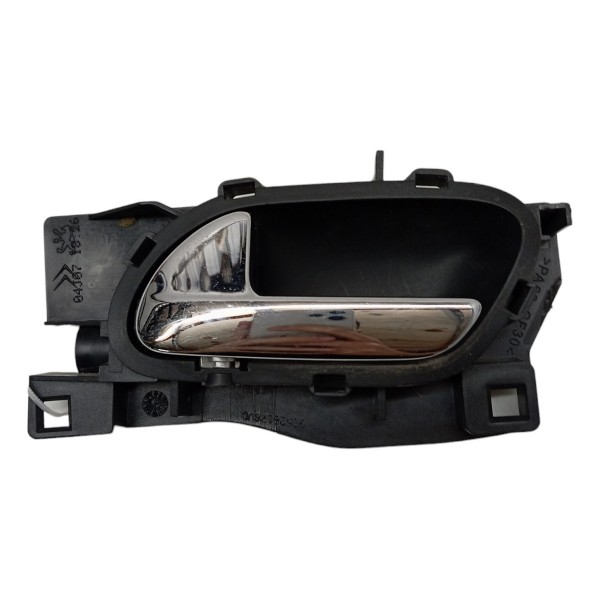 Maçaneta Interna Traseira Esquerda Peugeot 407 2007 2008 09  Preto Traseira