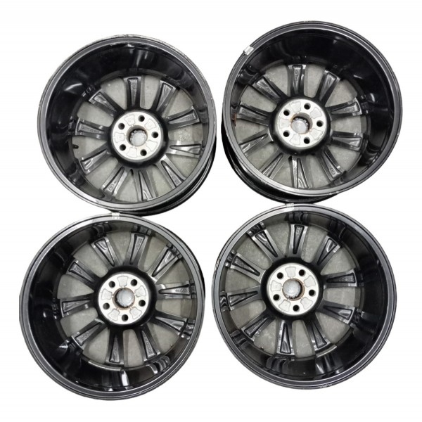 Jogo Roda Aro 18 Toyota Corolla Cross 2020 2021 2022 2023 24 Preto