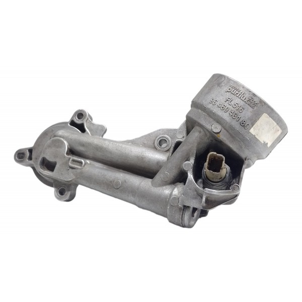 Suporte Filtro Oleo Motor Peugeot 207 1.4 8v Prata