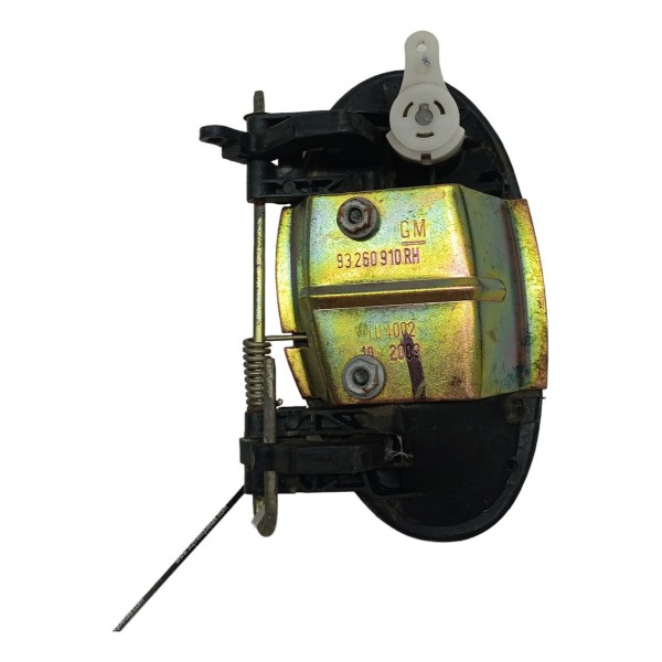 Maçaneta Externa Dianteira Direita Chevrolet Prisma 2009 10 Preto Dianteira