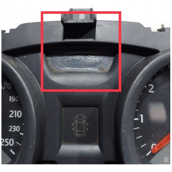 Painel Instrumento Renault Megane 2.0  Com Detalhes Preto