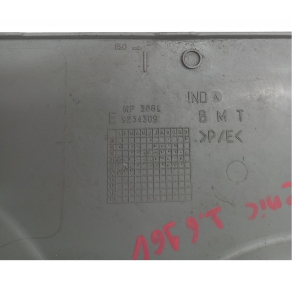 Acabamento Lateral Banco Dianteiro Direito Renault Scenic 03 Cinza