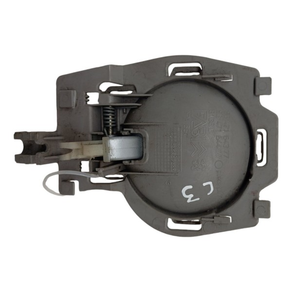 Maçaneta Interna Traseira Direita Citroen C3 2007 2008 2009 Preto Traseira