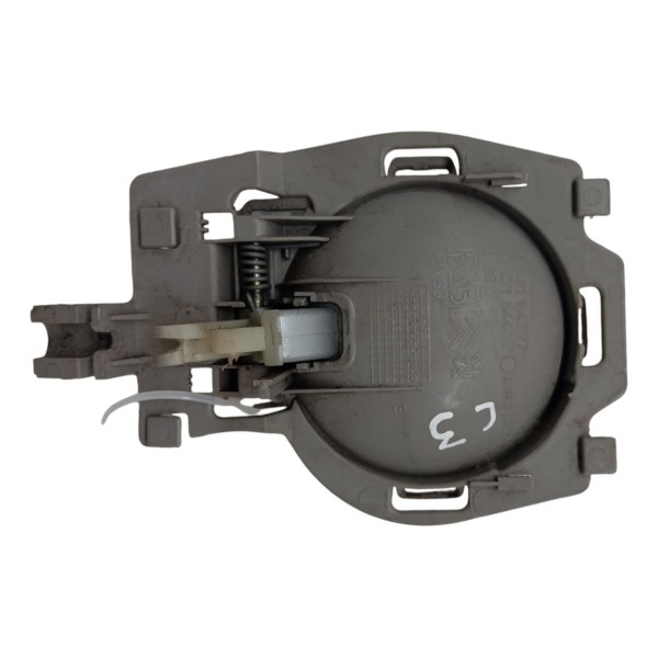 Maçaneta Interna Traseira Direita Citroen C3 2007 2008 2009 Preto Traseira