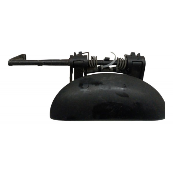 Maçaneta Externa Direita Peugeot 206 2002 2007 2008 2009 - Preto - Dianteira