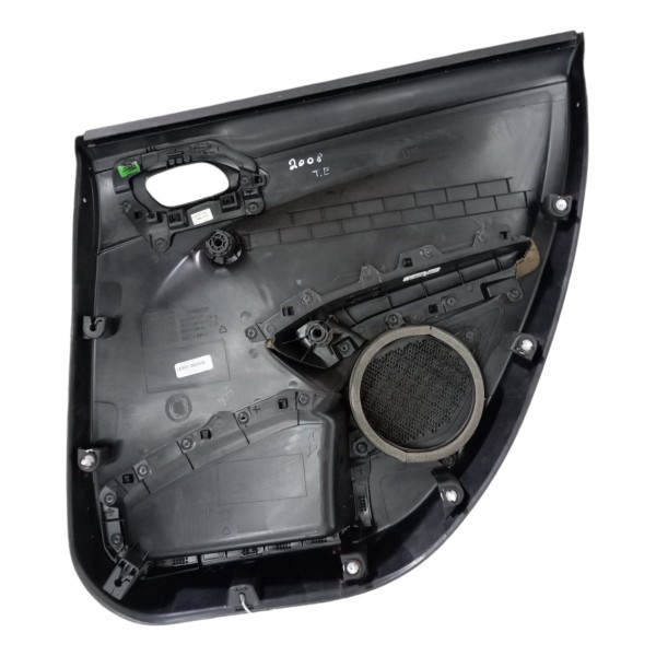 Forro Porta Traseira Esquerda Peugeot 2008 1.6 2016 2017 18 Preto