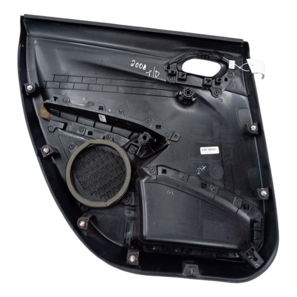 Forro Porta Traseira Direita Peugeot 2008 1.6 2016 2017 18 Preto