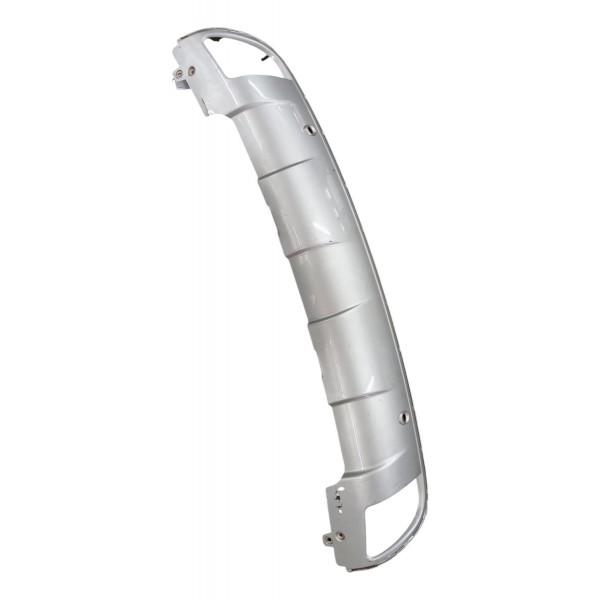 Aplique Spoiler Parachoque Traseiro Peugeot 2008 1.6 2016 17 Preto