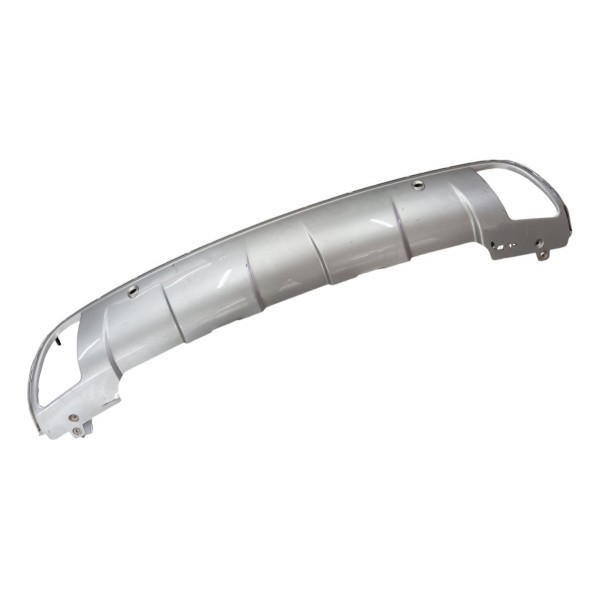 Aplique Spoiler Parachoque Traseiro Peugeot 2008 1.6 2016 17 Preto