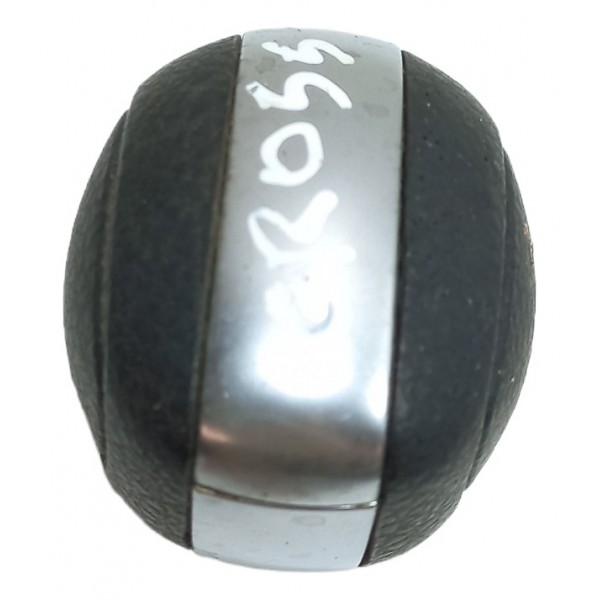 Manopla Alavanca Câmbio Volkswagen Crossfox 2014 Cinza