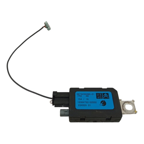 Modulo Amplificador Sinal Antena Peugeot 208 2008 2016 17 18 Preto