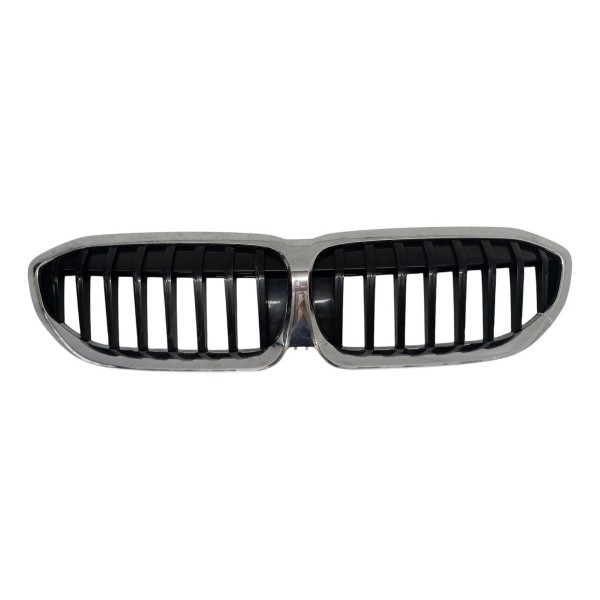 Grade Dianteira Bmw 320i 330i G20 2020 2021 2022 2023 Preto . Prata Brilhante