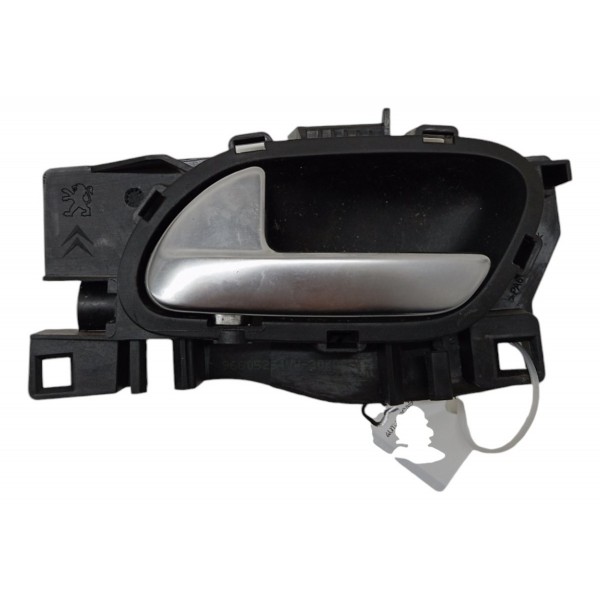 Maçaneta Interna Traseira Esquerda Peugeot 2008 1.6 2016 17 - Preto - Traseira