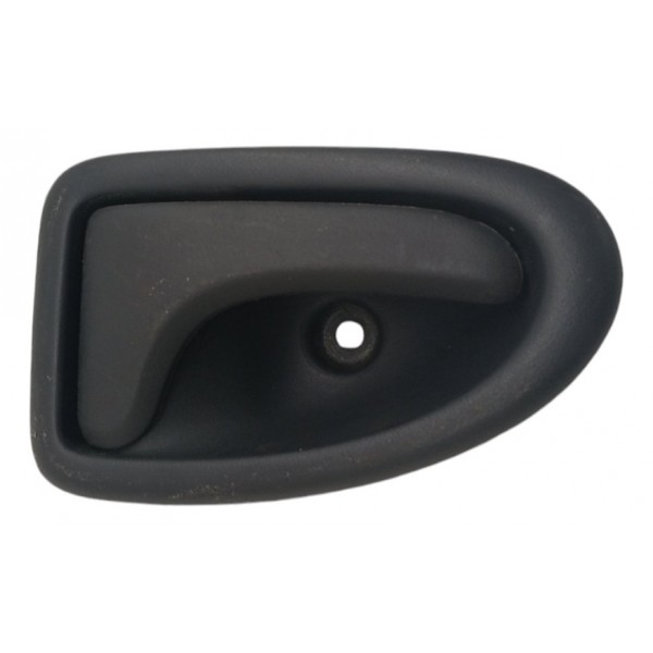 Maçaneta Interna Traseira Direita Renault Clio 2015 2016 17 Preto Traseira