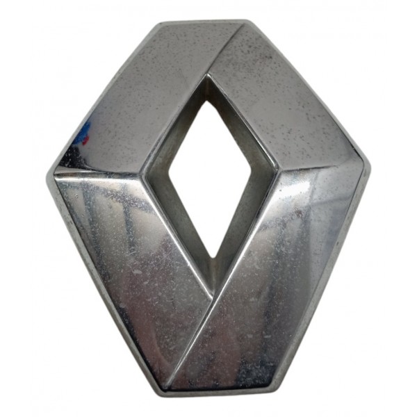 Emblema Grade Dianteira Renault Clio 1.0 2014 2015 2016 2017 Preto