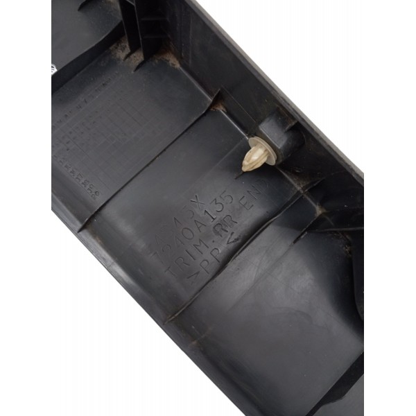 Acabamento Soleira Porta Malas Mitsubishi Outlander 2014 15 Preto