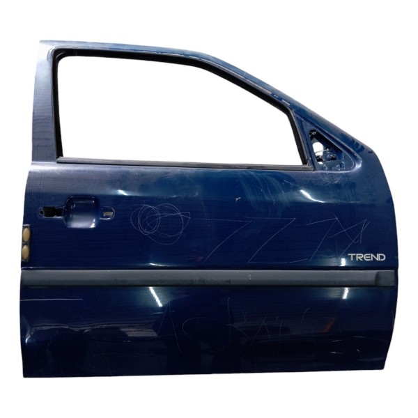 Porta Dianteira Direita Volkswagen Gol G4  2008 2009 2010 11 Azul Direito Dianteira