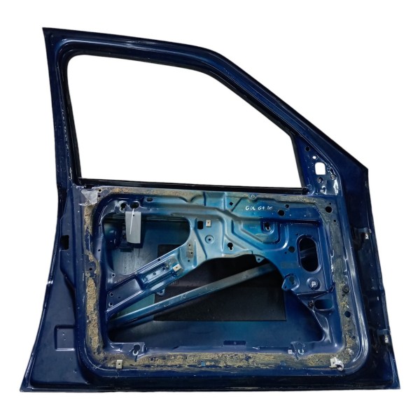 Porta Dianteira Esquerda Volkswagen Gol G4  2008 2009 2010 Azul Esquerdo Dianteira