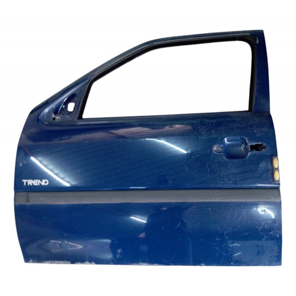Porta Dianteira Esquerda Volkswagen Gol G4  2008 2009 2010 Azul Esquerdo Dianteira