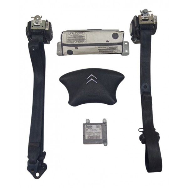 Kit Airbag Citroen Xsara Picasso 1.6 16v 2007 2008 2009 2010 Bege