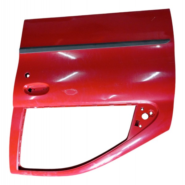 Porta Dianteira Esquerda Fiat Palio Siena Fire 2005 2006 07 Esquerdo Vermelho Dianteira