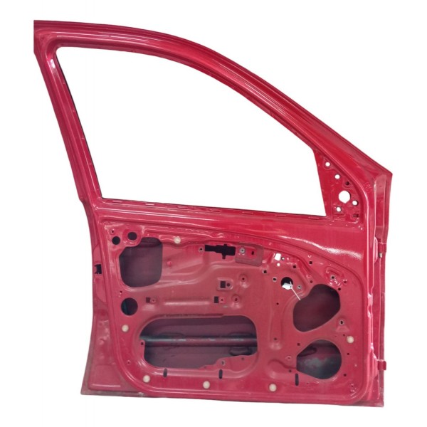 Porta Dianteira Esquerda Fiat Palio Siena Fire 2005 2006 07 Esquerdo Vermelho Dianteira