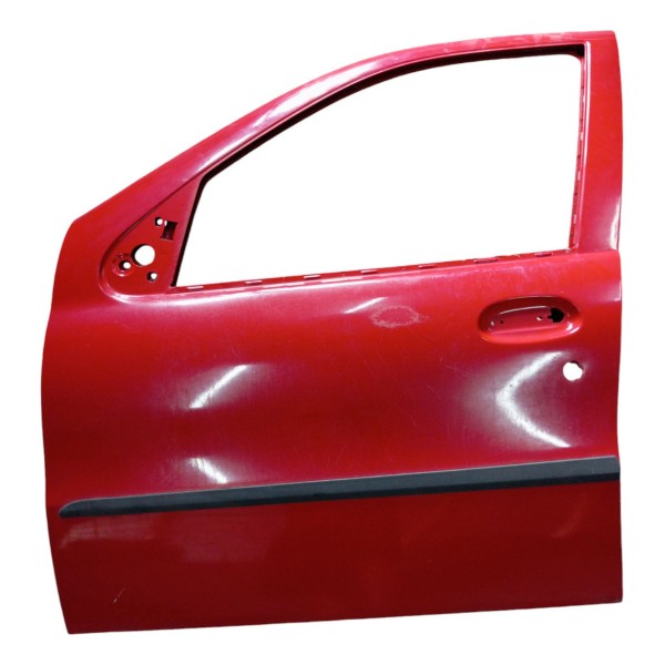 Porta Dianteira Esquerda Fiat Palio Siena Fire 2005 2006 07 Esquerdo Vermelho Dianteira