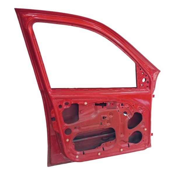 Porta Dianteira Esquerda Fiat Palio Siena Fire 2005 2006 07 Esquerdo Vermelho Dianteira