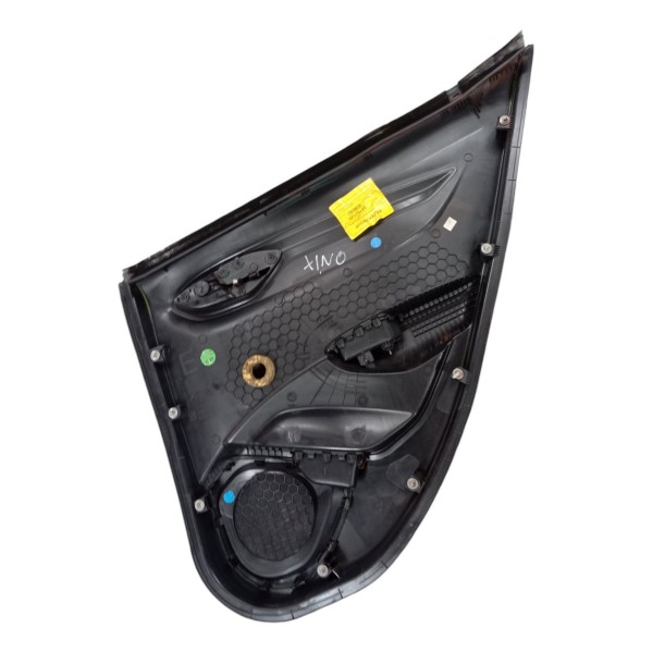 Forro Porta Traseiro Esquerdo Gm Onix Prisma  2013 14 15 16 Preto