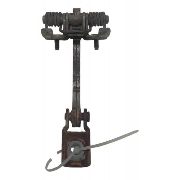 Limitador Porta Traseira Esquerda Volkswagen Gol G4 2008 09 Traseira Esquerdo Prateado