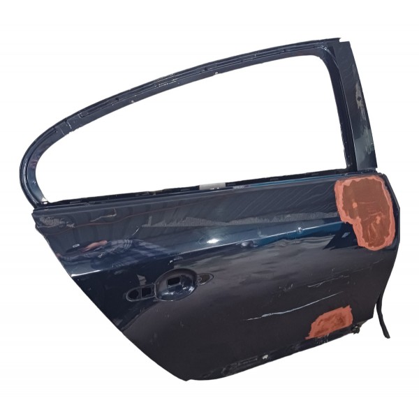 Porta Traseira Direita Renault Fluence 2011 Detalhes Azul Direiro Traseira