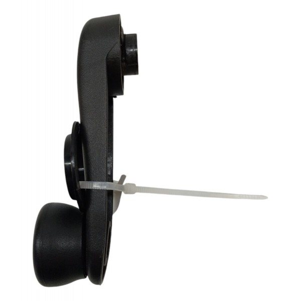 Manivela Vidro Manaual Traseiro Gm Onix 2013 14 15 16 17 18 Preto