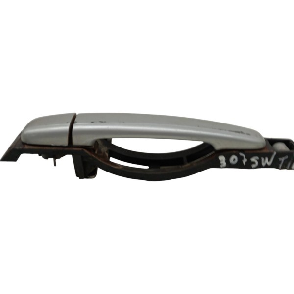 Maçaneta Externa Traseira Direita Peugeot 307 Sw 2005 06 Cinza Traseira