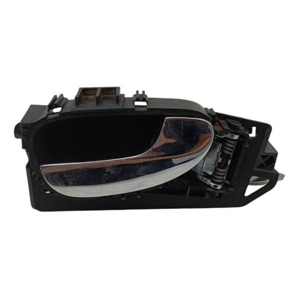 Maçaneta Interna Traseiro Direita Peugeot 307 Sw 2005 06 Preto Traseira