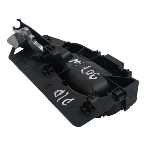 Maçaneta Interna Dianteira Direita Peugeot 307 Sw 2005 06 Preto Dianteira