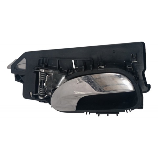 Maçaneta Interna Dianteira Direita Peugeot 307 Sw 2005 06 Preto Dianteira
