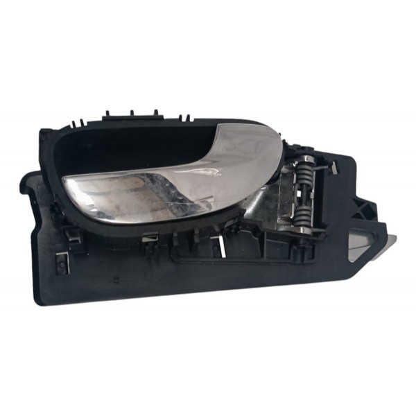 Maçaneta Interna Dianteira Direita Peugeot 307 Sw 2005 06 Preto Dianteira