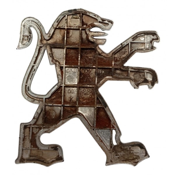 Emblema Logo Tampa Traseira Peugeot 307 Sw 2003 05 06 07 08 Preto