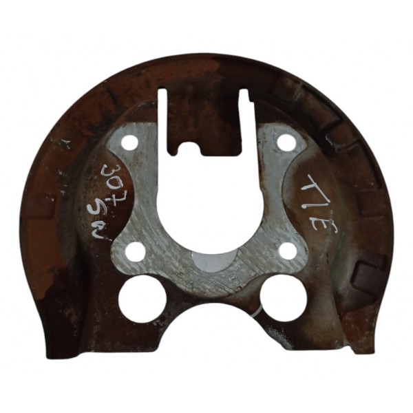 Espelho Freio Rada Traseira Esquerda Peugeot 307 2.0 2005 06 Prateado