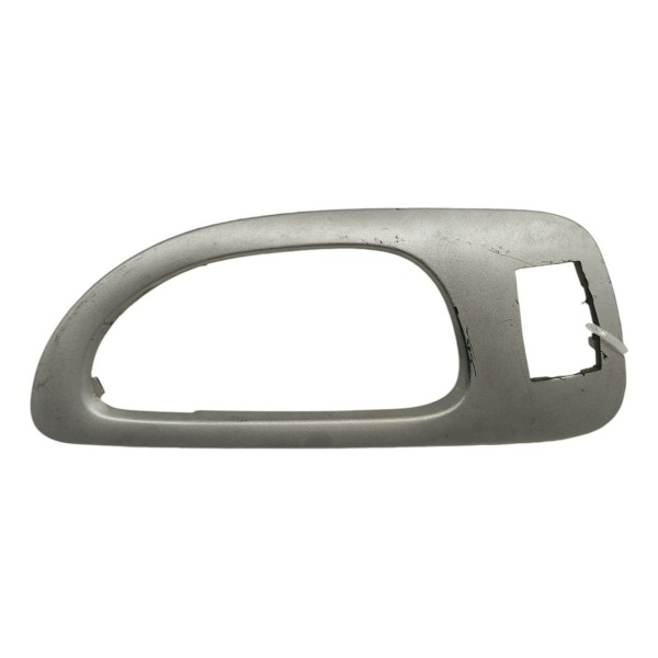 Moldura Maçaneta Interna Traseira Direita Peugeot 307 05 07 Preto Traseira