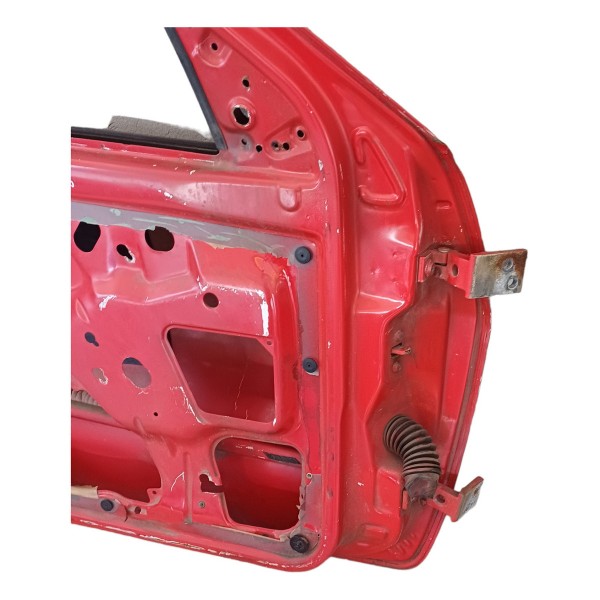 Porta Dianteira Esquerda Volkswagen Polo Van 1998 Detalhes  Esquerdo Vermelha Dianteira