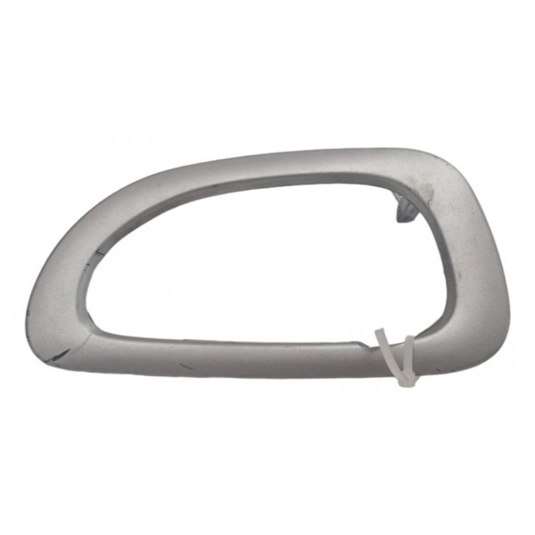 Moldura Maçaneta Interna Direita Peugeot 307 Sw 2006 2007 08 Prateado Dianteira