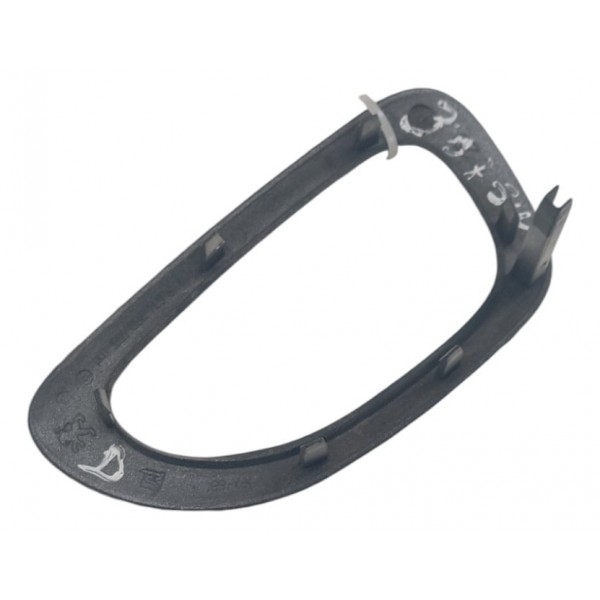 Moldura Maçaneta Interna Direita Peugeot 307 Sw 2006 2007 08 Prateado Dianteira