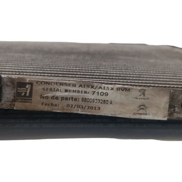 Condensador Ar Condicionado Peugeot 208 1.5 2013 2014 2015