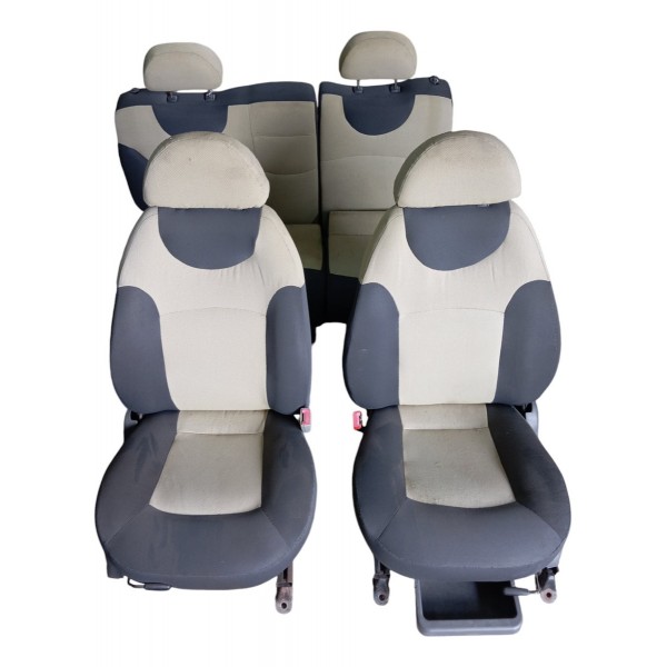 Jogo Banco Completo Chery Face Higienizado 2013 14 15 16 17 Preto