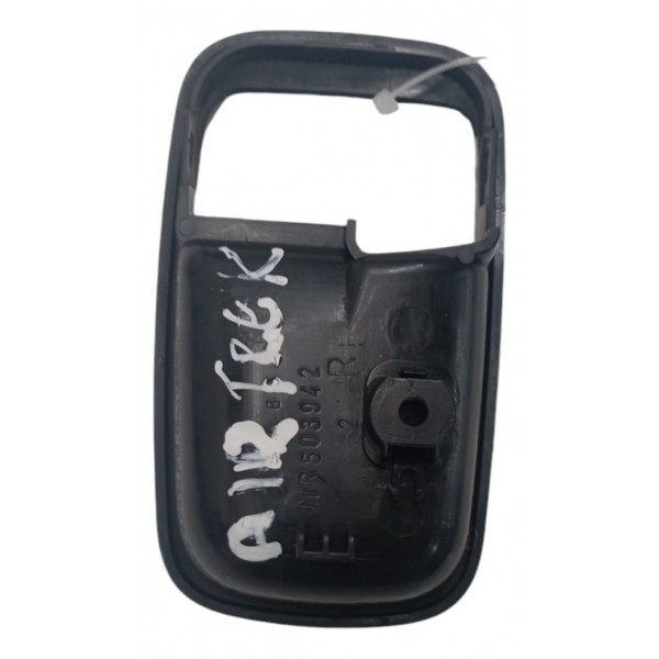 Moldura Maçaneta Interna Traseira Direita Airtrek 2006 2008 Preto Traseira