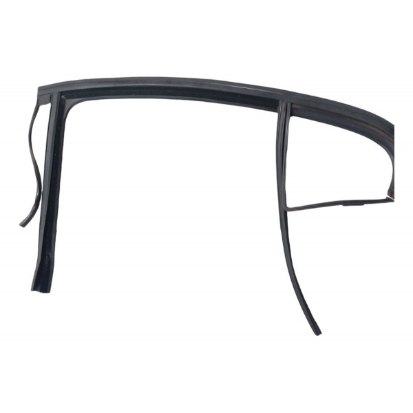 Borracha Canaleta Vidro Porta Traseira Esquerda Fluence 2011 Preto